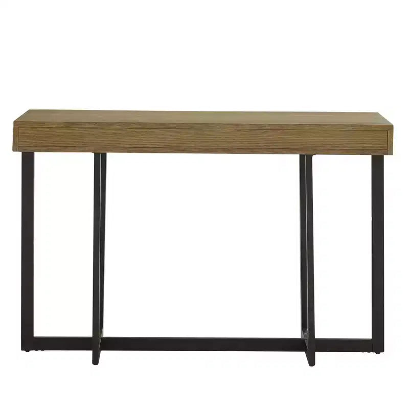 Console Nadian avec finition bois et deux tiroirs - iNSPIRE Q