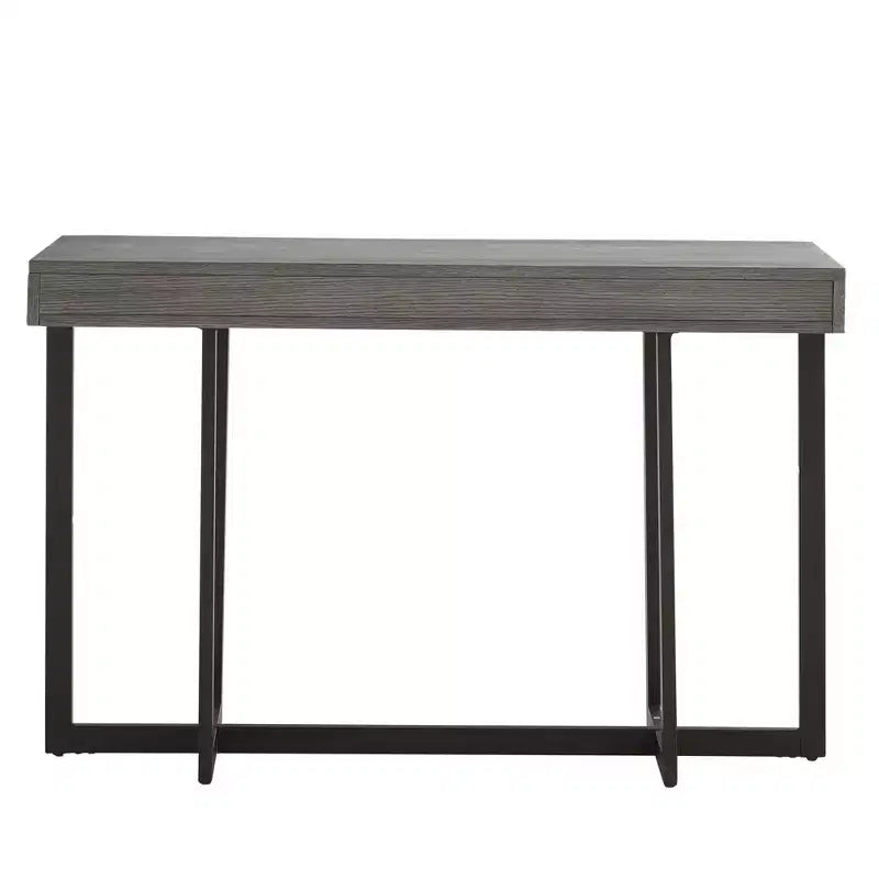 Console Nadian avec finition bois et deux tiroirs - iNSPIRE Q