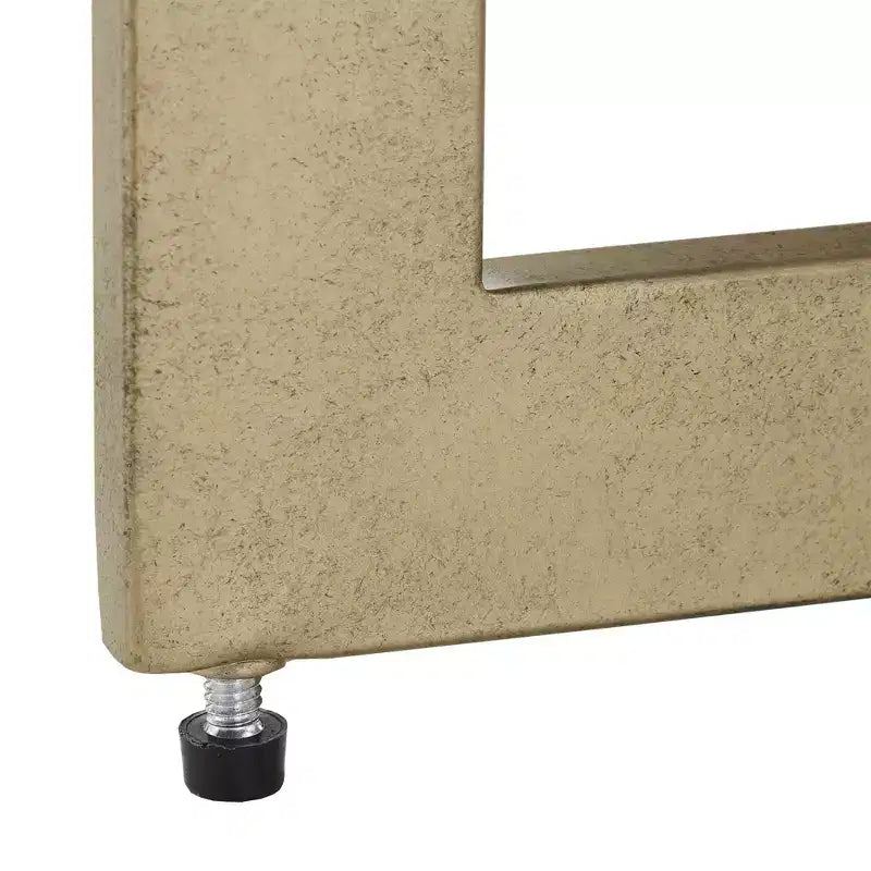 Console Natalia avec base en métal doré et noir – Noir/Or – iNSPIRE Q