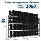 Étagère de Rangement 5 Niveaux 70 L Robuste en Fil Métallique, Étagères de Garde-Manger en Forme de L pour Cuisine & Garage Étagère Métallique Industrielle pour la Maison