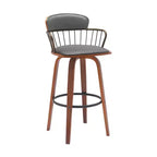 Tabouret pivotant urbain en similicuir GDFStudio