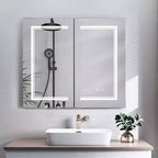 Meuble de salle de bain mural Karl avec miroir