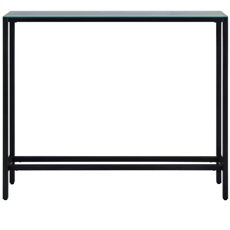 Console Miroir en Verre Noir 36 po HomeRoots