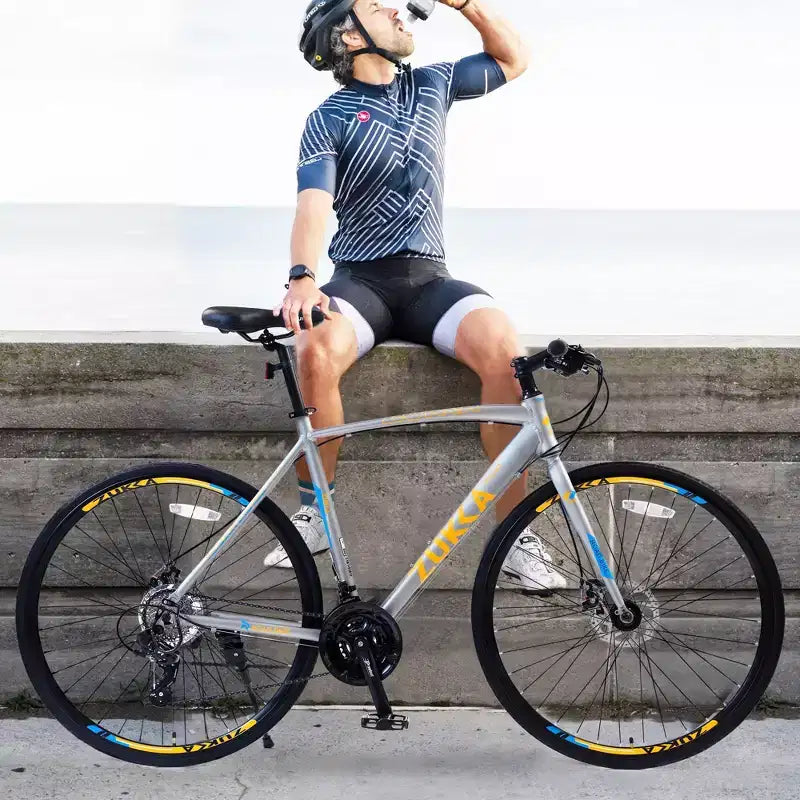 Vélo NAYSAYE 27,5 pouces 3x8/24 vitesses, freins à disque, cadre en aluminium, pour hommes et femmes, adolescents et adultes, pour le cyclisme urbain, 67,32 x 14,56 x 39,37