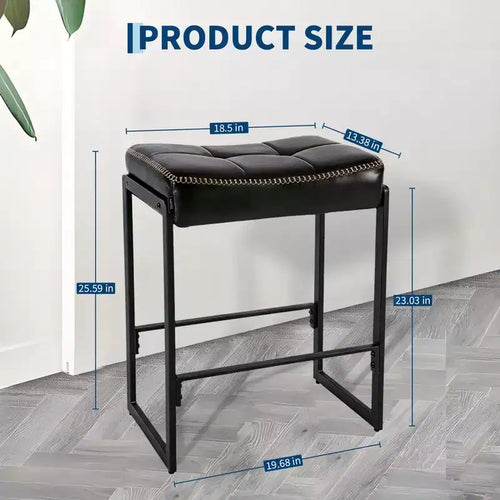 Tabouret de bar de cuisine de 26 pouces de hauteur, tabouret moderne réglable, montage facile, pour îlot de cuisine, bar à domicile