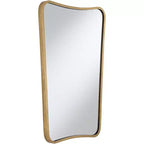 Ensemble de 2 miroirs muraux Uttermost Segundo en métal laiton 22 x 34