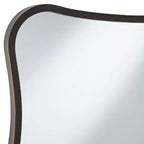 Lot de 2 miroirs muraux incurvés Uttermost Pavia en bronze foncé 24 x 32