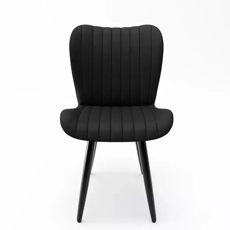 Chaises de salle à manger GDFStudio Atherton rembourrées en similicuir (lot de 4)