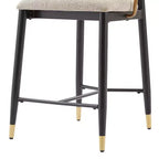 Christopher Knight Home Anan Tabourets de comptoir rembourrés en métal moderne (lot de 2)