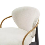 Christopher Knight Home Anan Tabourets de comptoir rembourrés en métal moderne (lot de 2)