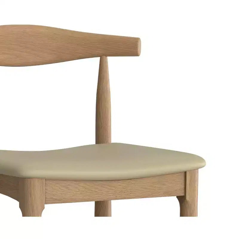 Tabouret de bar Angela Mid Century Modern en similicuir, entièrement assemblé