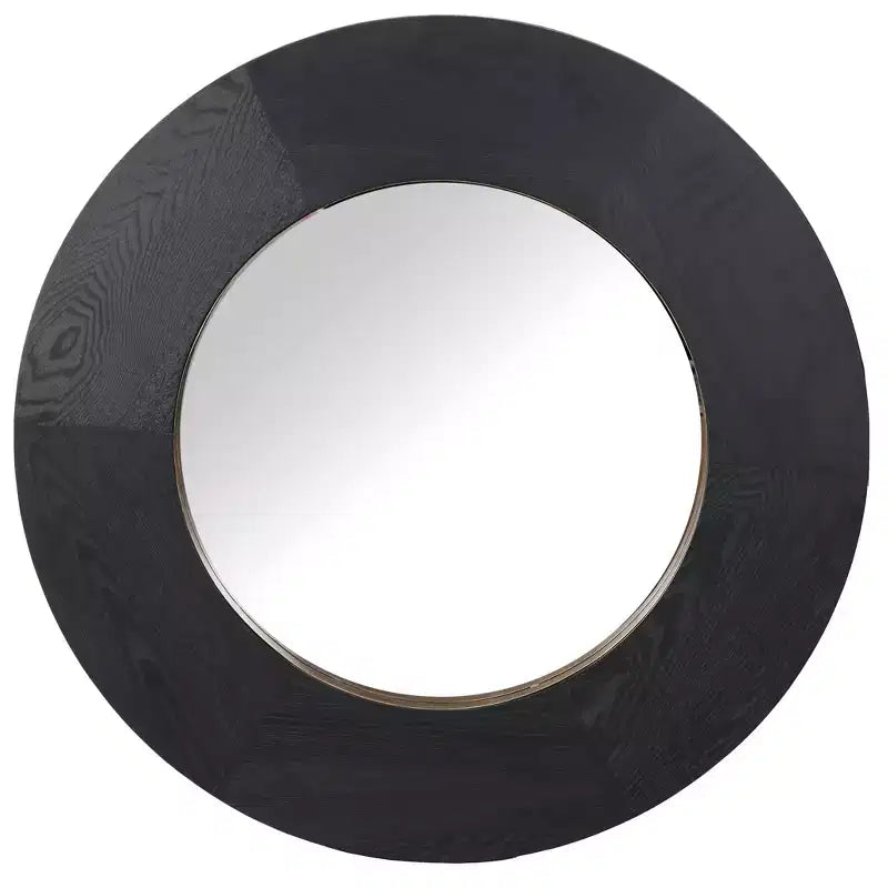 Miroir Rond en Bois Netta - CMI4002 - Safavieh Couture