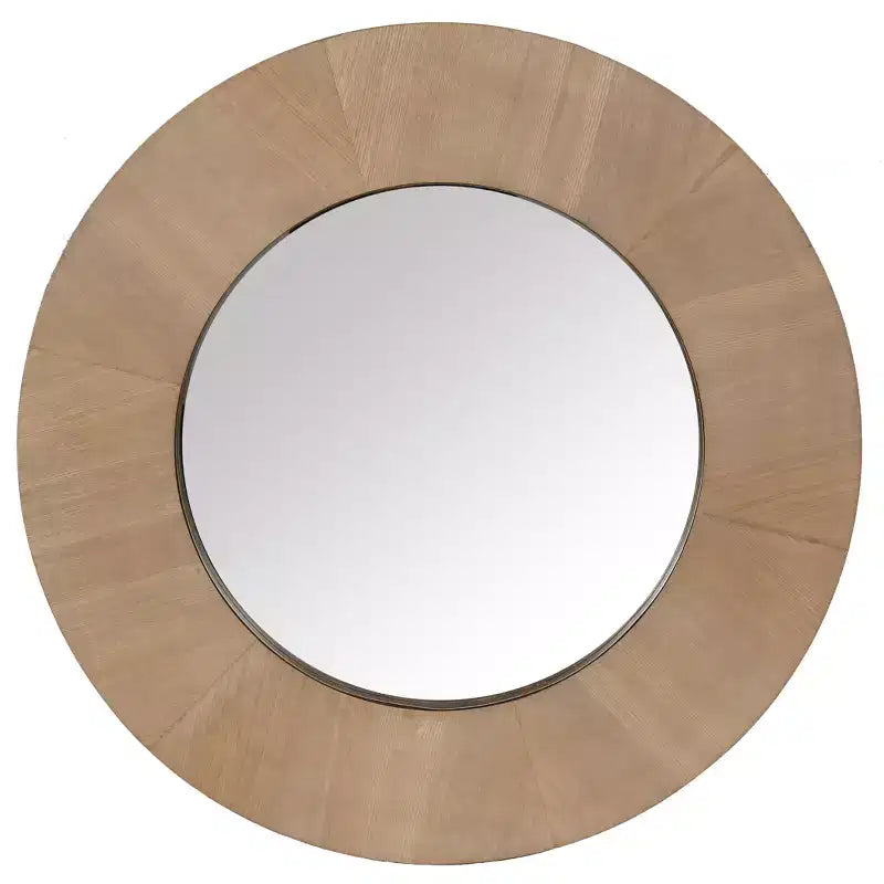 Netta Round Wood Mirror - CMI4002 - Safavieh Couture