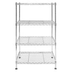 Étagère métallique chromée à 4 niveaux Standard Duty 12p x 20L x 32H