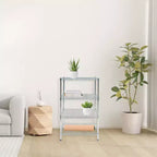 Étagère métallique chromée à 4 niveaux Standard Duty 12p x 20L x 32H