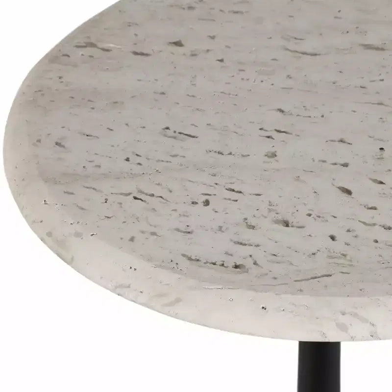 Table d'appoint en marbre pour la décoration intérieure - Petite table décorative pour table de chevet de chambre à coucher et décoration de salon