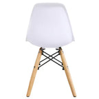 Costway Ensemble Table et 2 Chaises Enfants, Construction Solide, Table à Manger Enfant Style Mid-Century