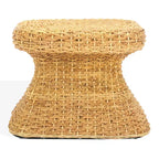 Caprianna Woven Waterhyacinth Accent Table - CWK2010 - Natural - Safavieh Couture