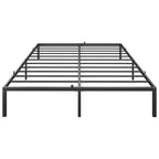 Cadre de lit bas pour chambre à coucher - capacité de poids maximale 363 kg, pas besoin de sommier tapissier, design minimaliste.