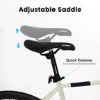 Vélo de route NAYSAYE 700C, 16 vitesses, cadre léger en aluminium avec double freins à disque pour hommes et femmes, 68*18*37.5