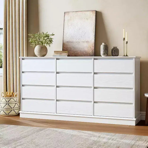 9/12 drawer chest of drawers for bedroom,chest of drawers with Deep drawers,Large chest of drawers for closet with Wide Top,Wooden chest of drawers