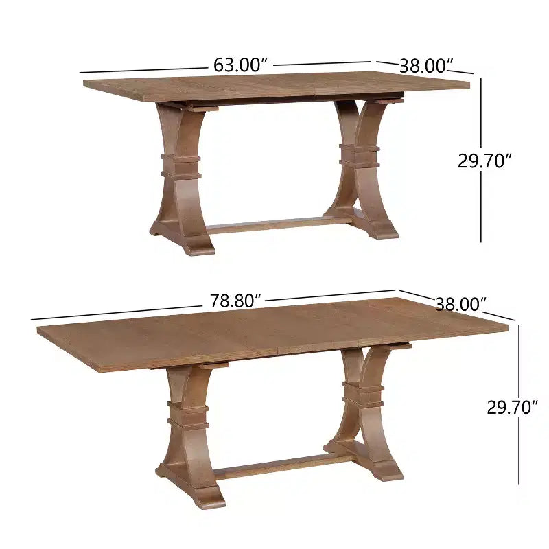 Ensemble de salle à manger contemporain Christopher Knight Home Elio 9 pièces en hévéa rembourré avec table à manger extensible