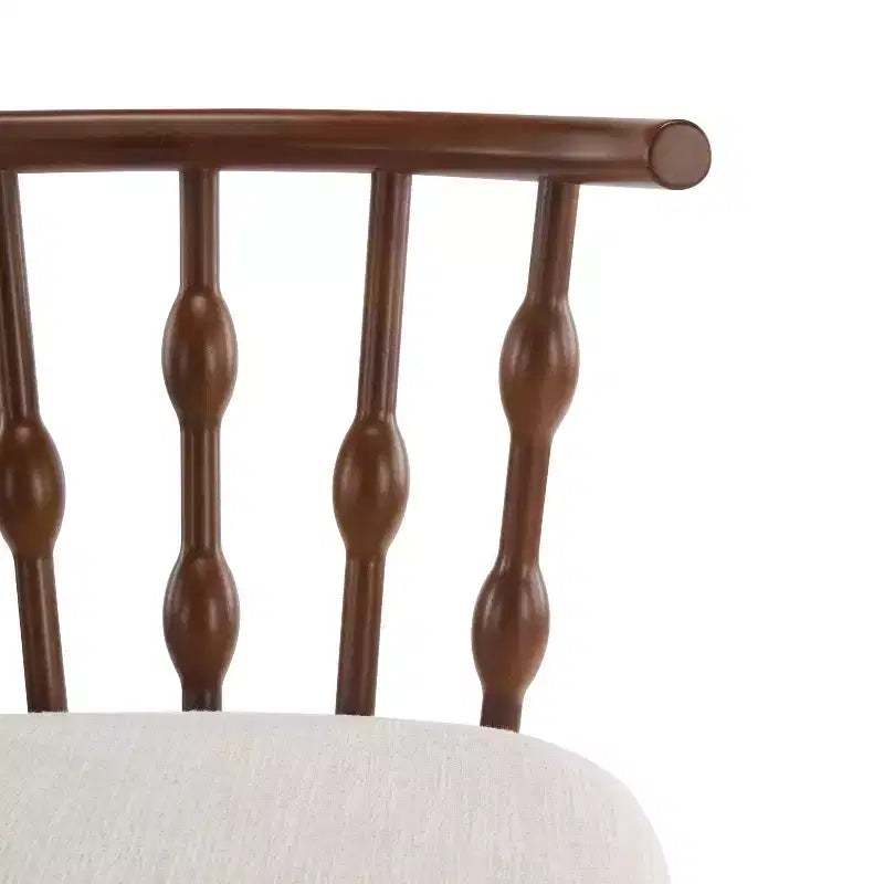 Tabourets de bar ModernLuxe (lot de 2/4), tabourets de comptoir à dossier en fuseau de style Mid-Century avec siège rembourré, tabourets de cuisine modernes pour îlot central