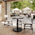 Plateau de table Flash Furniture Acadia avec technologie HPL TopGuard et base de hauteur de table