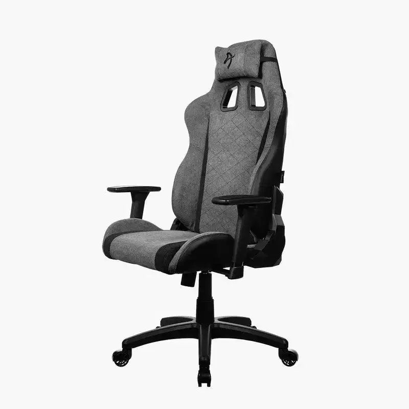 Chaise de bureau et de jeu Arozzi Avanti en tissu doux avec oreillers de soutien doux pour le cou et les lombaires
