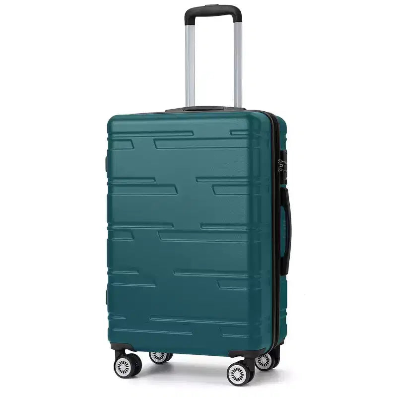 Bagage rigide extensible de 24 pouces - Valise légère en ABS avec roulettes multidirectionnelles et serrure TSA, approuvée par les compagnies aériennes