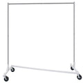 Home Collection Heavy Duty Metal Clothes Rack with Wheels