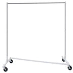 Home Collection Heavy Duty Metal Clothes Rack with Wheels
