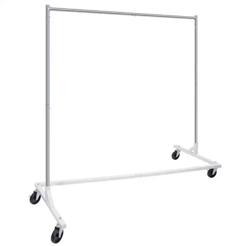 Portant à vêtements en métal robuste sur roulettes Home Collection