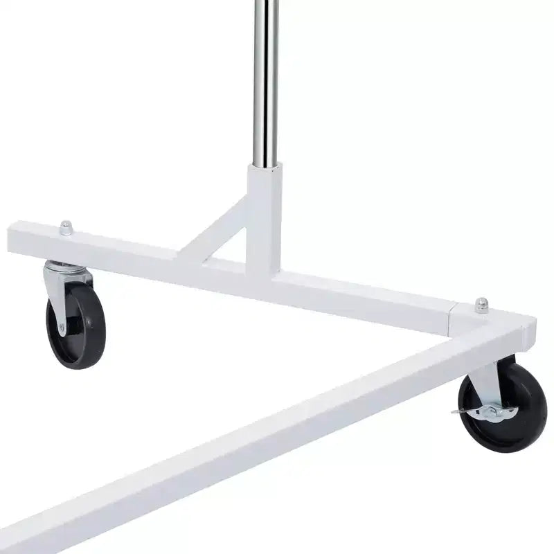 Portant à vêtements en métal robuste sur roulettes Home Collection