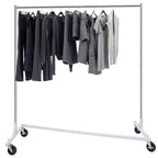Portant à vêtements en métal robuste sur roulettes Home Collection