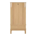 MAYEERTY Meuble de salle de bain en MDF étanche avec découpe pour lavabo et 2 tiroirs à fermeture douce