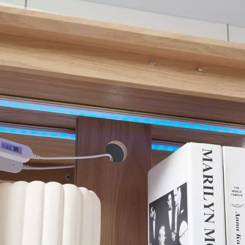 MAYEERTY Meuble de salle de bain en MDF étanche avec découpe pour lavabo et 2 tiroirs à fermeture douce