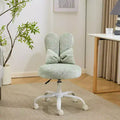 Karl Home | Fauteuil pivotant Bunny Ear Teddy en tissu avec accent réglable Chaise de bureau