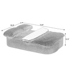 Canapé-lit convertible, futon pliable avec 2 coussins de dossier pour salon, aucun assemblage requis - ModernLuxe