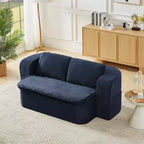 Canapé-lit convertible, futon pliable avec 2 coussins de dossier pour salon, aucun assemblage requis - ModernLuxe