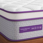 Matelas hybride à ressorts et mousse à mémoire de forme Sersper 8 pouces - Compatible avec les lits plateformes, les sommiers tapissiers ou les bases à lattes.