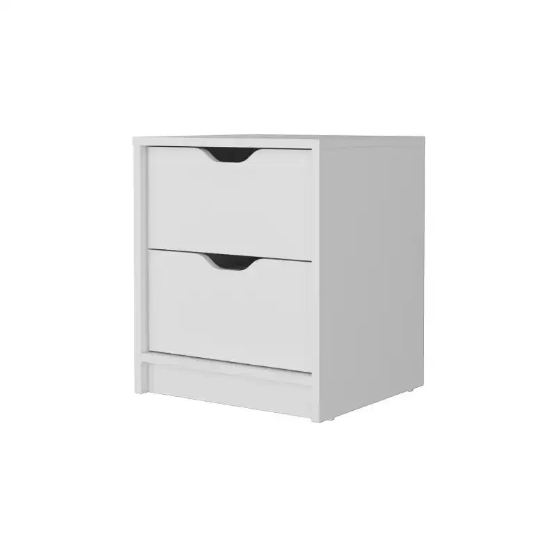 Dillon 2 tables de chevet élégantes et fonctionnelles à 2 tiroirs pour chambre à coucher et salon