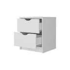 Dillon 2 tables de chevet élégantes et fonctionnelles à 2 tiroirs pour chambre à coucher et salon