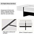 Table basse rectangulaire pour salon