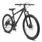 Vélo de montagne GDFStudio Trailcrest tout-terrain 26 pouces à suspension avant et 21 vitesses