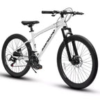 Vélo de montagne GDFStudio Trailcrest tout-terrain 26 pouces à suspension avant et 21 vitesses