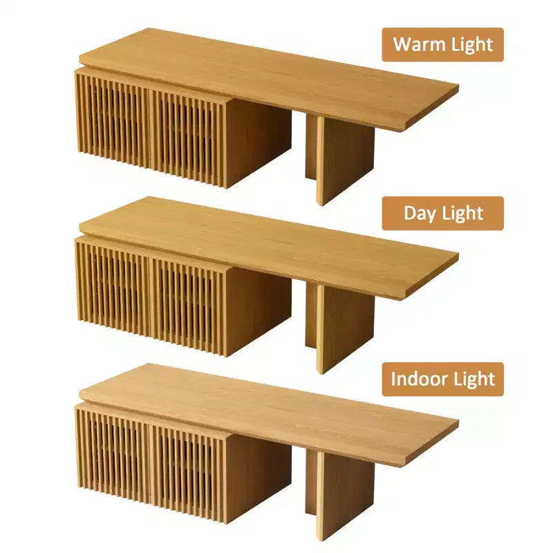 JVNOXK Meuble TV extensible de 153 à 214 cm pour téléviseurs jusqu'à 55 pouces, meuble TV moderne, centre de divertissement avec rangement, pour salon, chambre, noyer