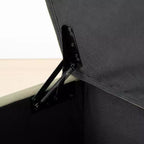 Banc de rangement capitonné en velours moderne de 60 po, élégant banc de salon avec rangement dissimulé, banc de bout de lit et d'entrée - Panipeachy