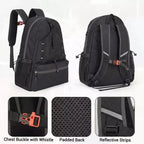 Sac à dos de tennis avec compartiment rembourré pour raquette et sac à chaussures ventilé, sac de sport léger pour raquette de Pickleball et de Badminton