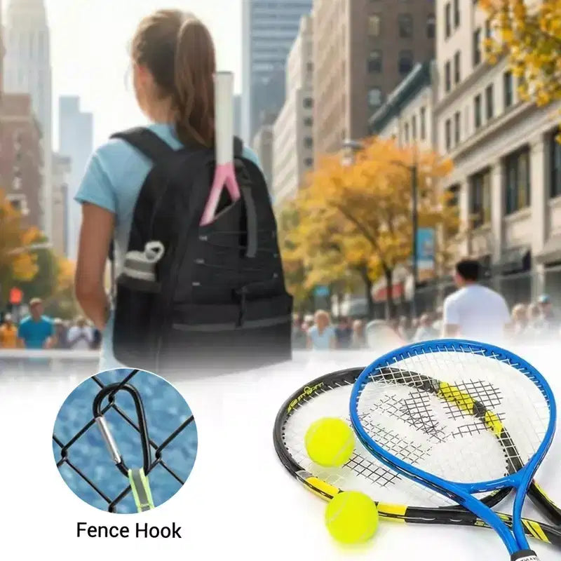 Sac à dos de tennis avec compartiment rembourré pour raquette et sac à chaussures ventilé, sac de sport léger pour raquette de Pickleball et de Badminton